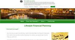 Desktop Screenshot of liffeyfinancial.ie